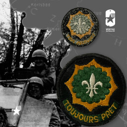 O1673 Originální nášivka US 2. jízdní průzkumná skupina